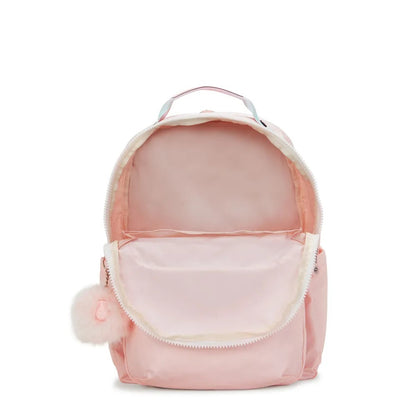 Mochila - Kipling - Seoul College Blush Metallic