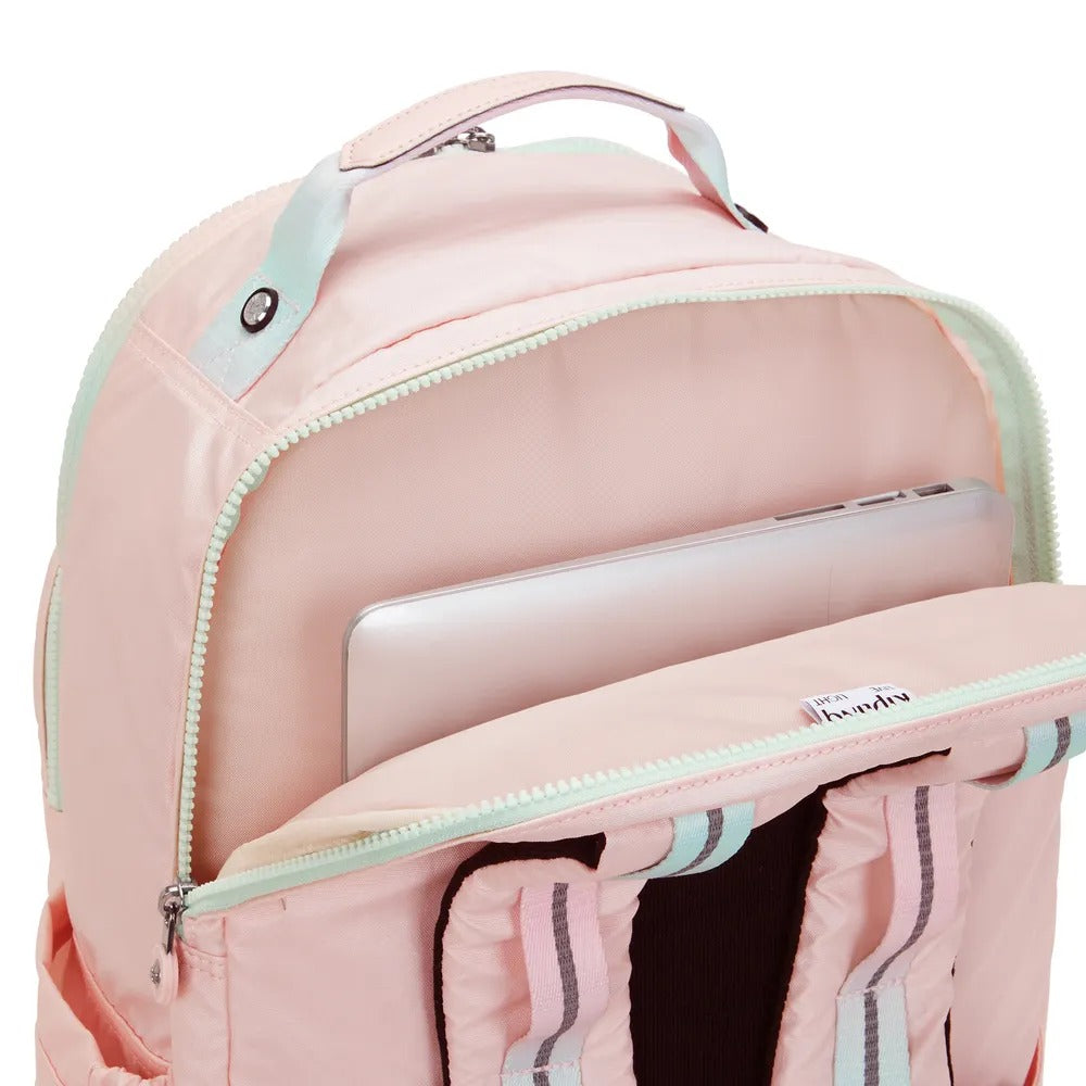 Mochila - Kipling - Seoul College Blush Metallic