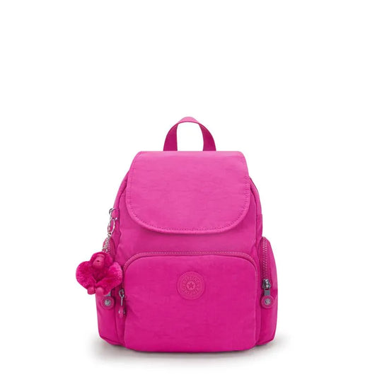 Mochila - Kipling - City Zip Mini - Glowing Fuchsia