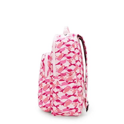 Mochila - Kipling - Seoul Pink Palm