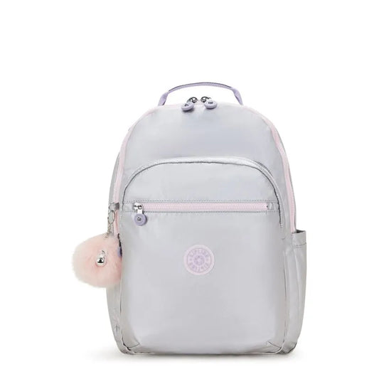 Mochila - Kipling - Seoul Silver Glow Met