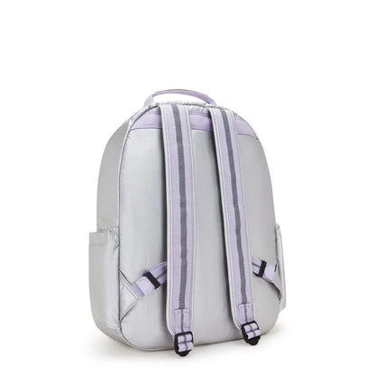 Mochila - Kipling - Seoul Silver Glow Met