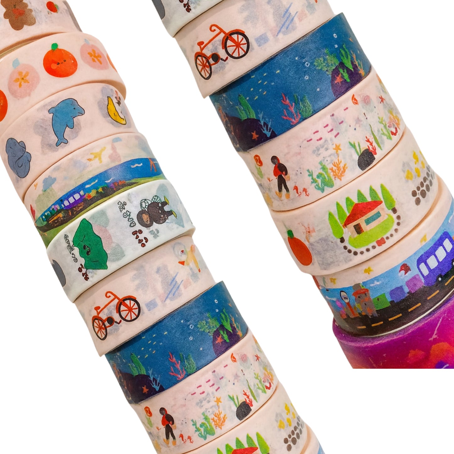 Washi Tape - Jeju Friends - Estampas Sortidas