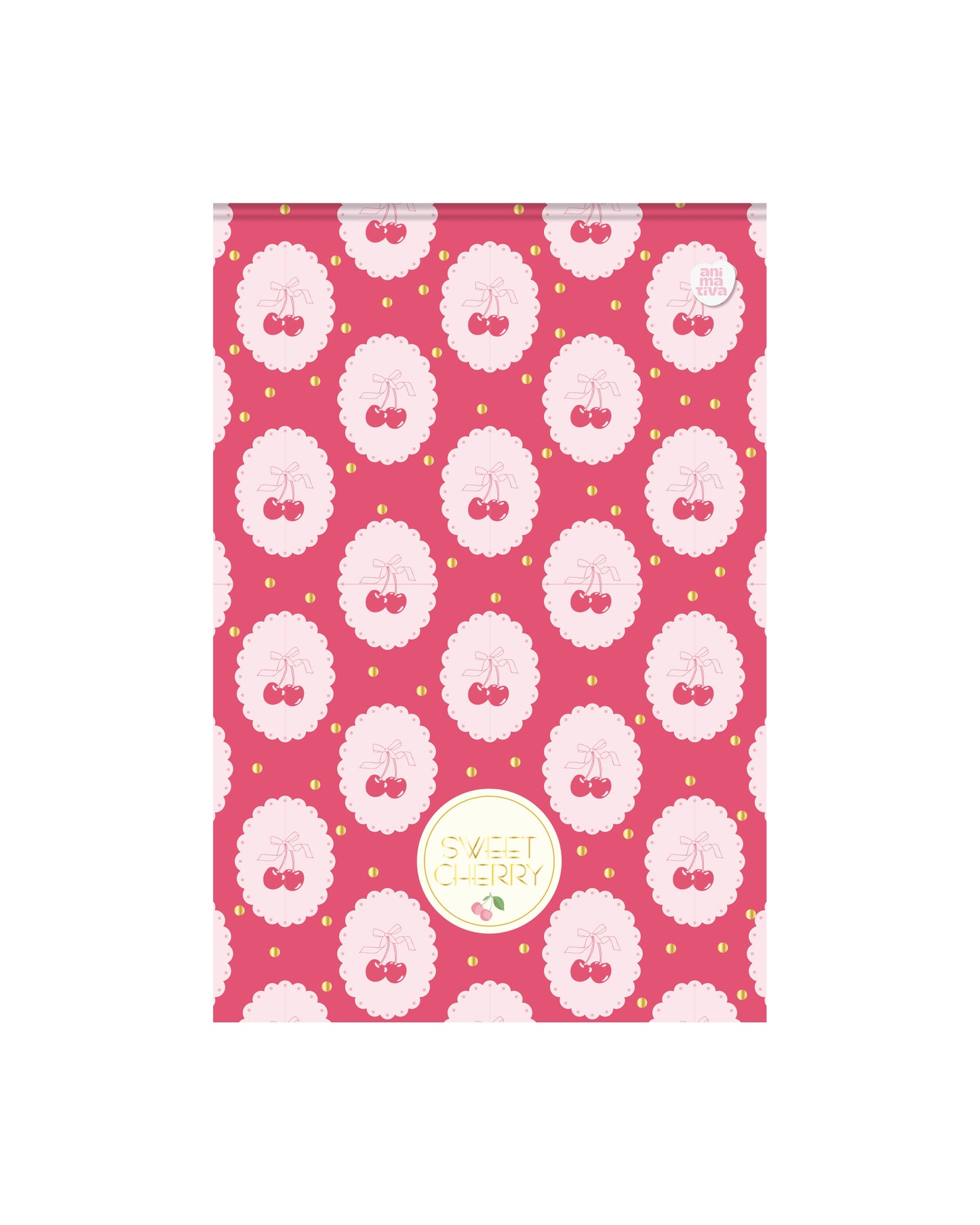 Bloco Vertical - Animativa - Sweet Cherry - 80Fls - Perfumado