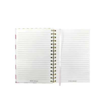 Caderno A5 - Bee Unique - Pastel Stripes Pautado 120 Fls