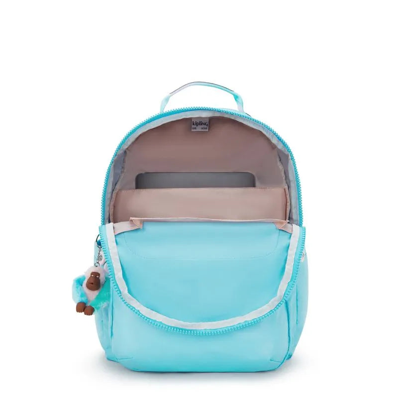 Mochila - Kipling - Seoul - Sea Blue Met