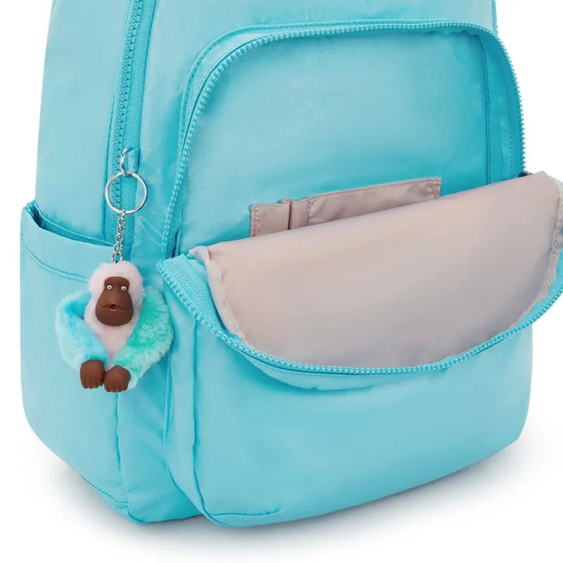 Mochila - Kipling - Seoul - Sea Blue Met