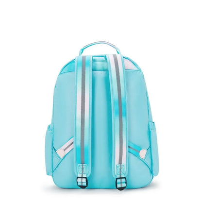 Mochila - Kipling - Seoul - Sea Blue Met
