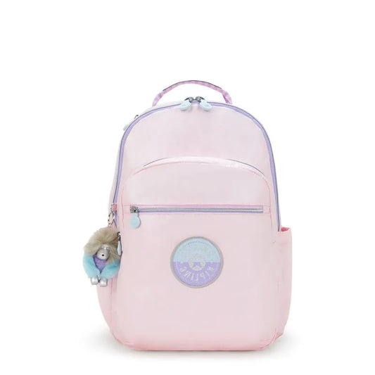 Mochila - Kipling - Seoul Sea Pink Met