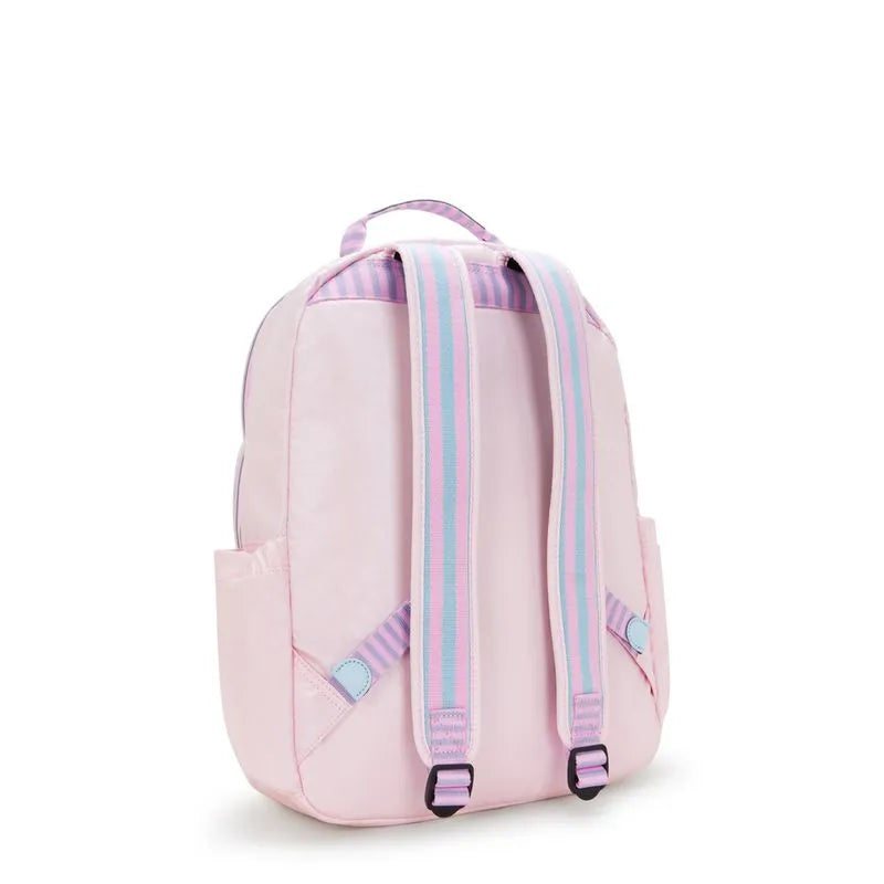 Mochila - Kipling - Seoul Sea Pink Met