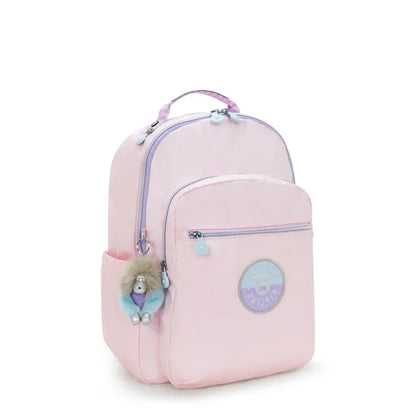 Mochila - Kipling - Seoul Sea Pink Met