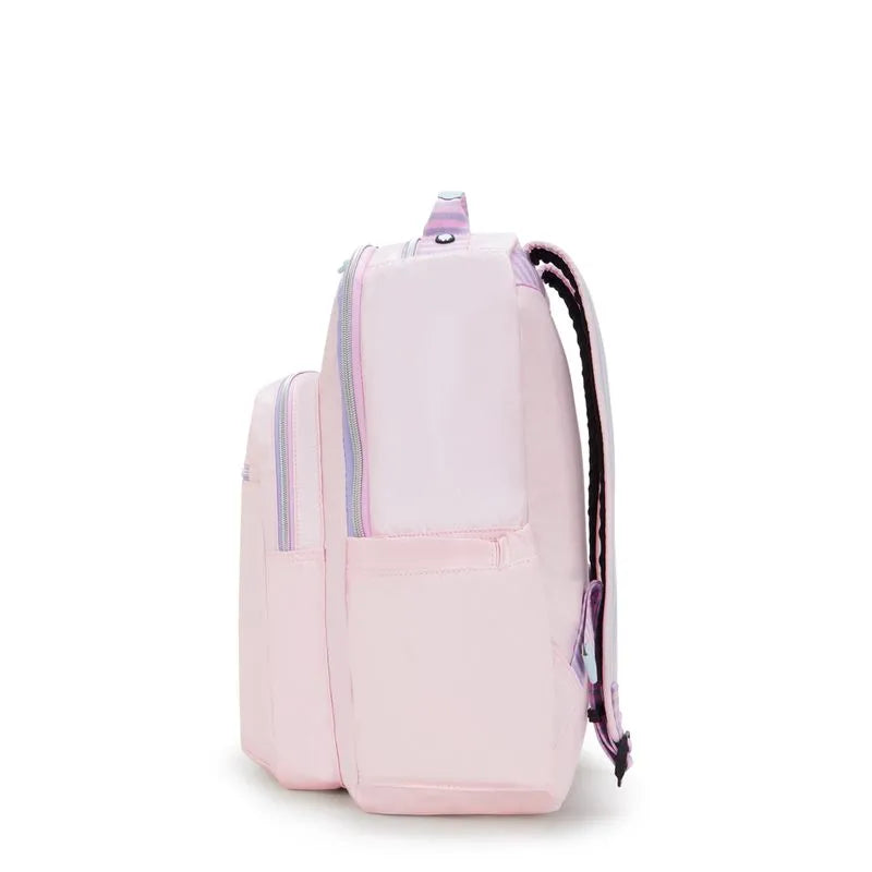 Mochila - Kipling - Seoul Sea Pink Met