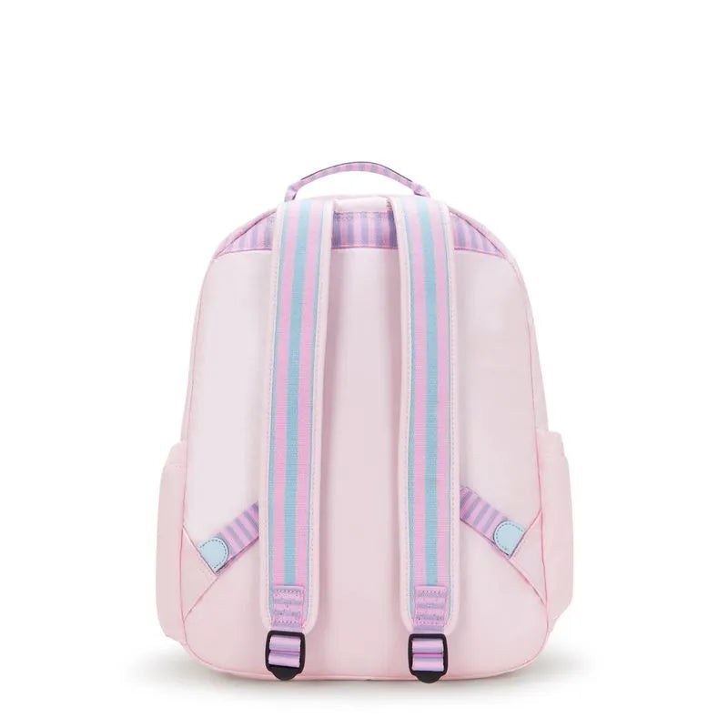Mochila - Kipling - Seoul Sea Pink Met