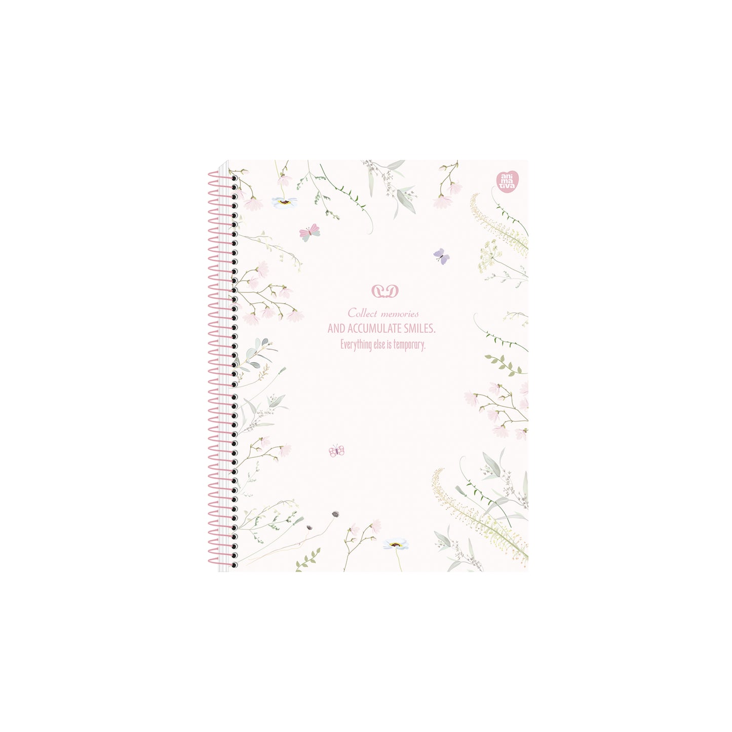 Caderneta Espiral - Animativa - Detalhes - Nova Coleção - 100mm x 148mm - 80 Fls