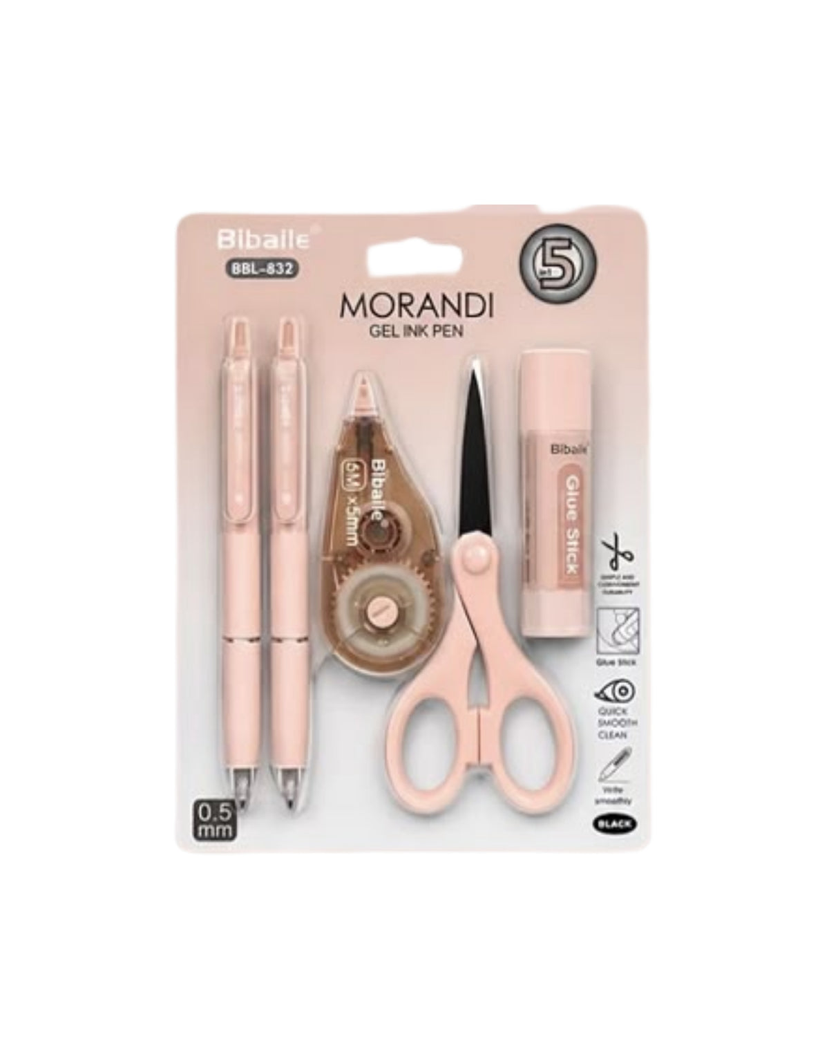 Kit Escolar - Morandi - 5 itens