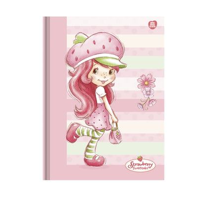 Caderno Colegial - Animativa - Moranguinho - 179mm x 241mm - 160Fls - c/ Cheirinho