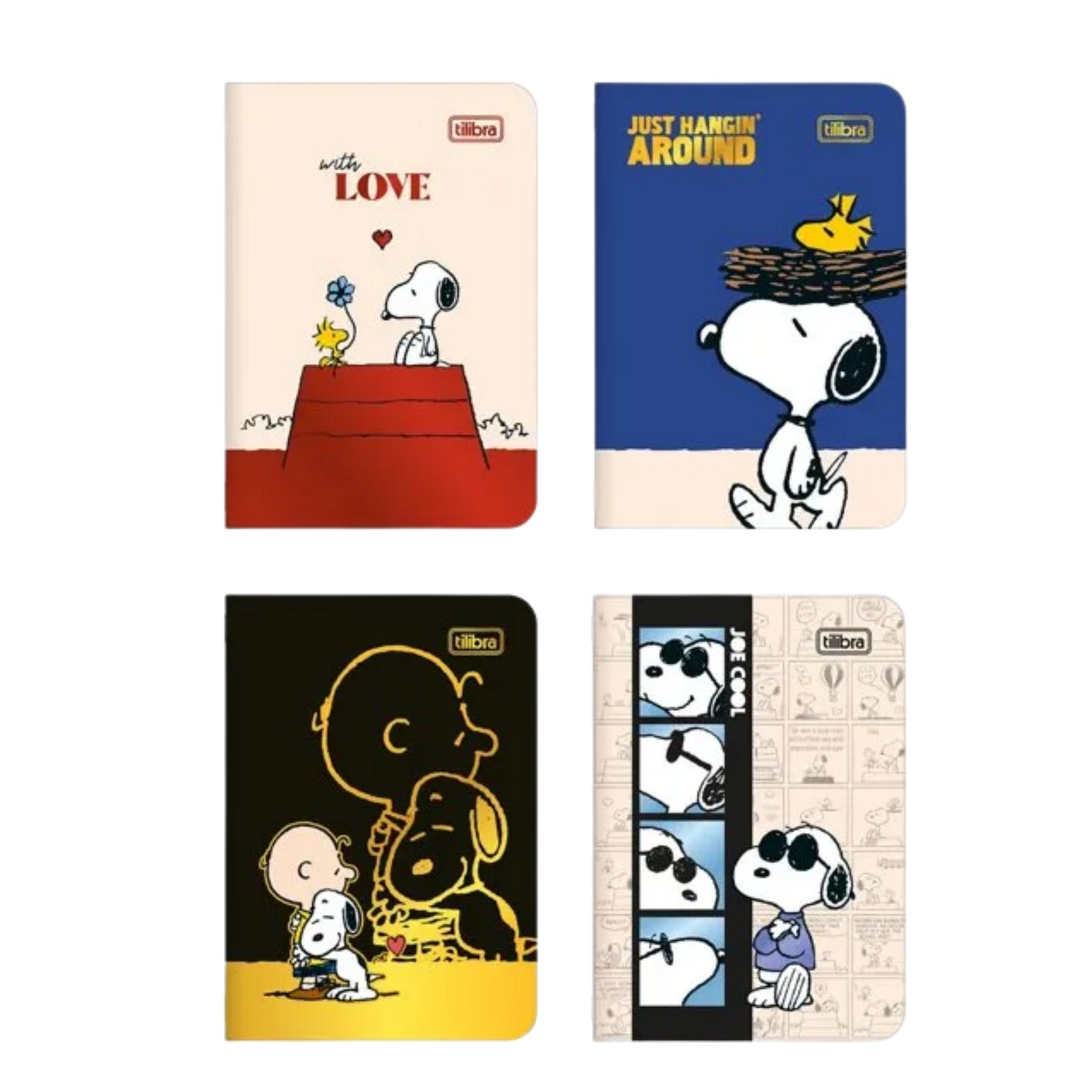 Caderneta 1/8 - Tilibra - Snoopy - Pautado - 123mm x 176mm - 32Fls