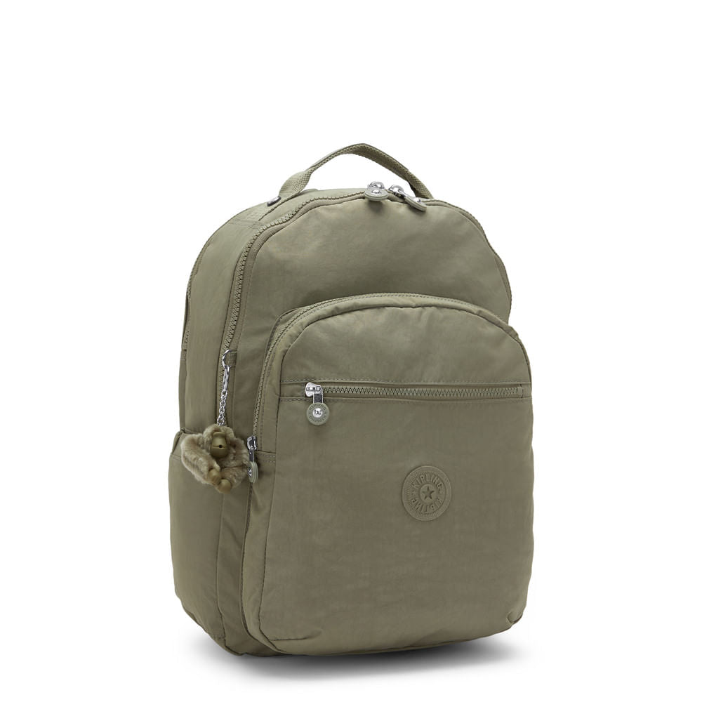 Mochila - Kipling - Seoul Lap - Almost Sage