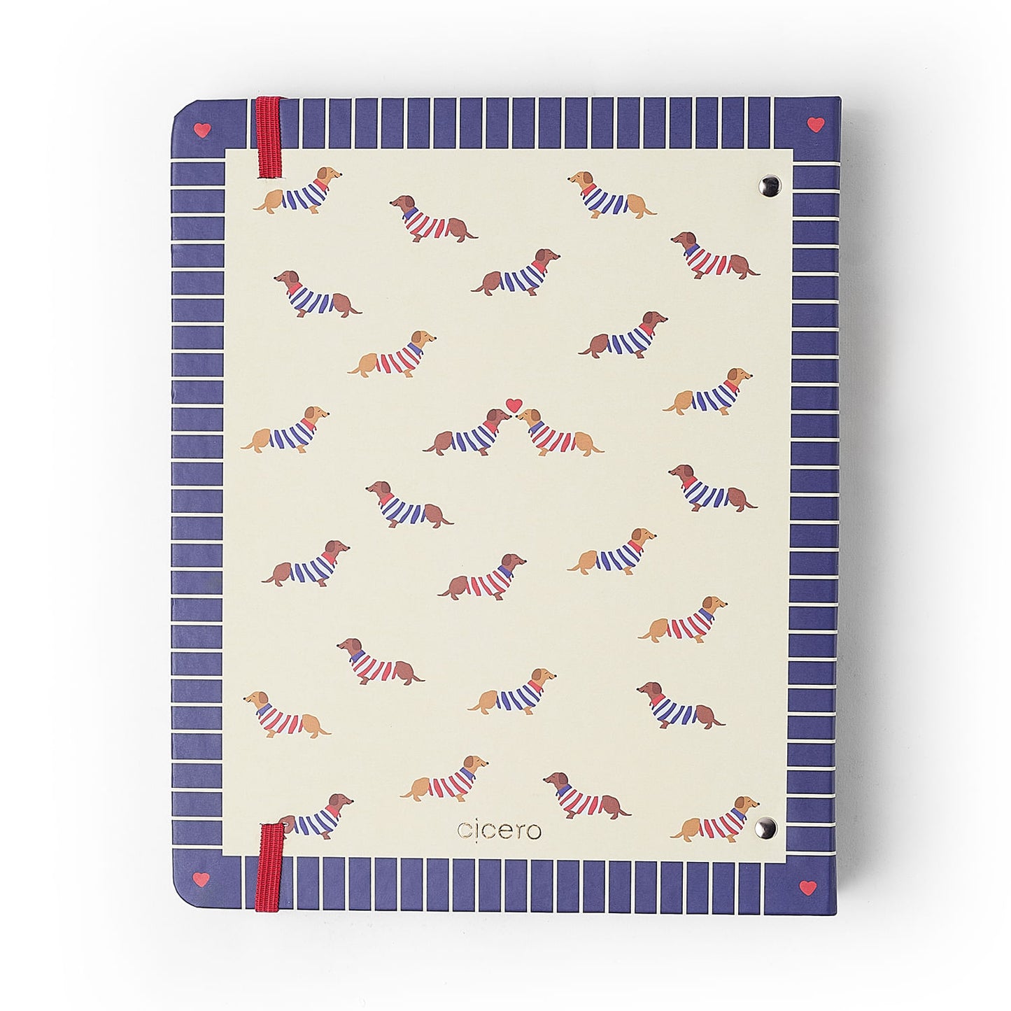 Caderno Criativo Argolado - Cícero - Petit Moldura - Pautado 17x24