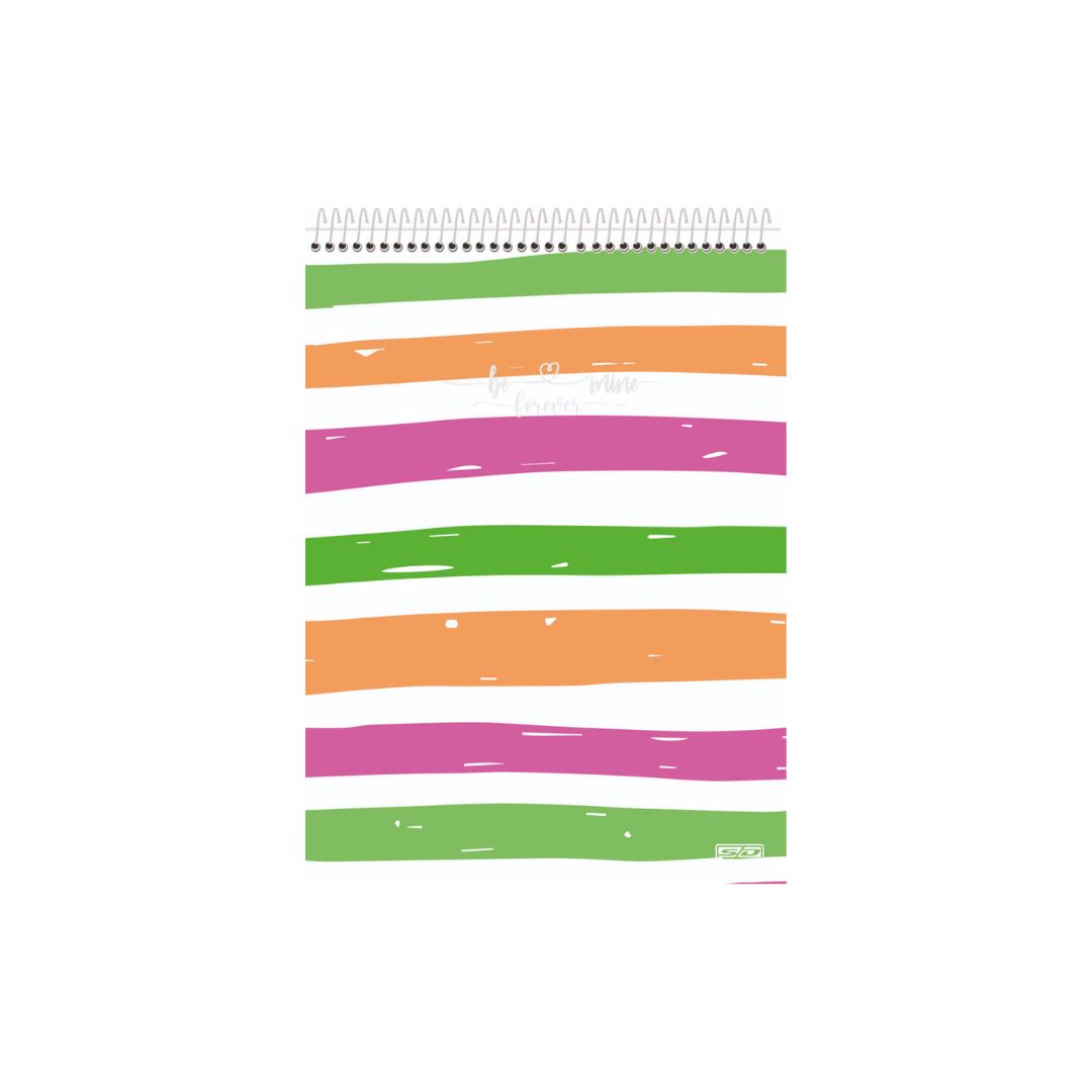 Caderno Vertical - Animativa - Espiral Be Mine