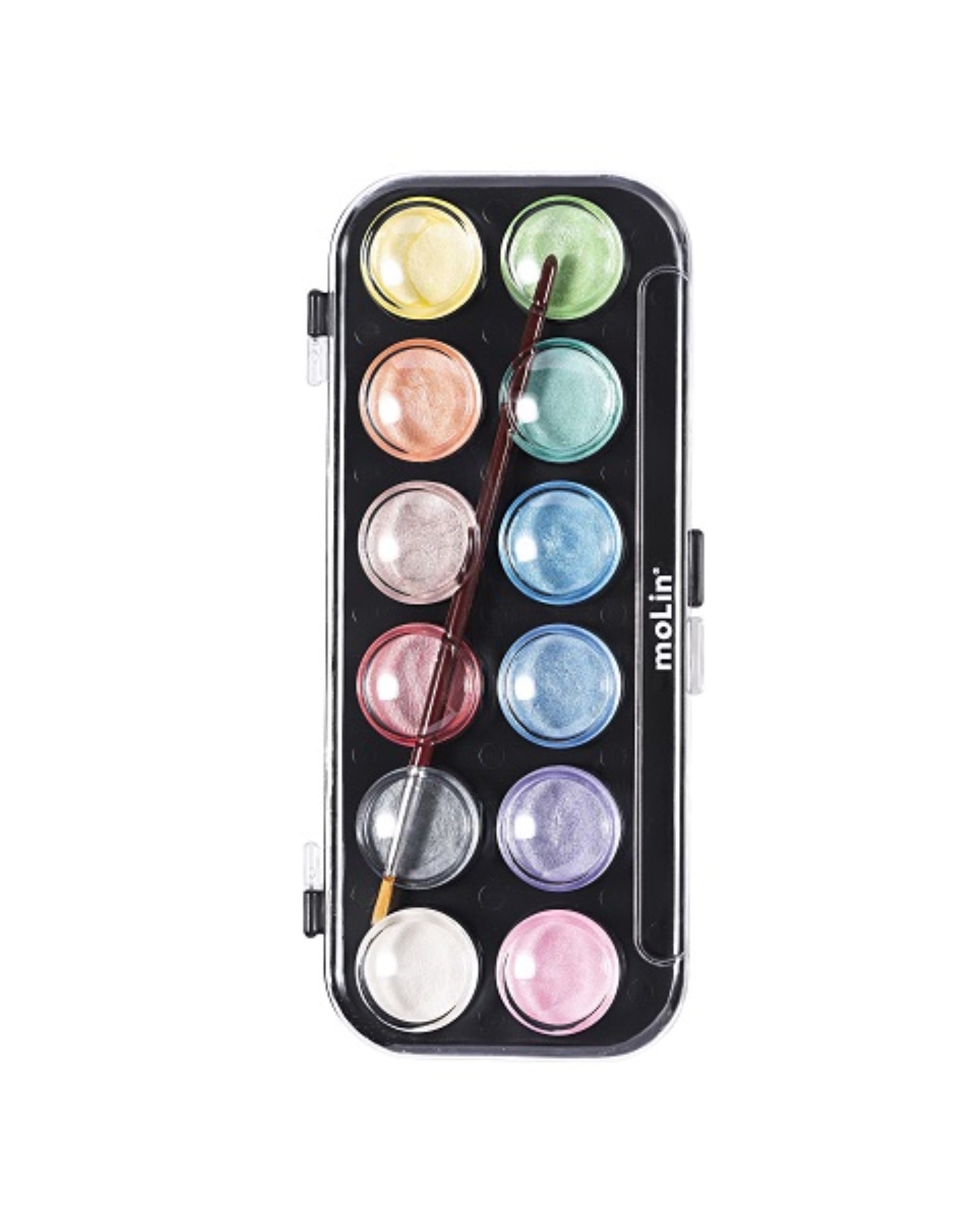 Kit Aquarela - Pincel - Molin - Metálicas