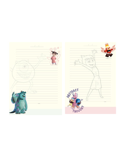 Caderno Colegial - Animativa - Pixar - 179 mm x 241 mm - 160Fls