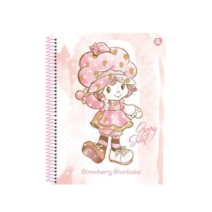 Caderno Espiral Colegial - Animativa - Moranguinho 160 Fls