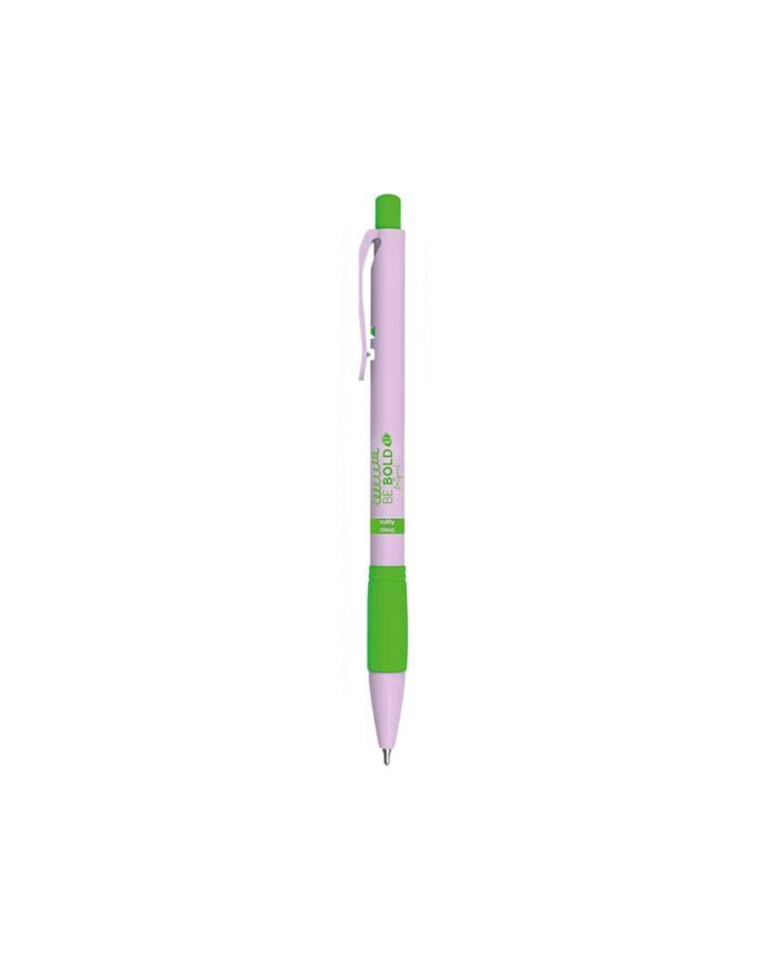 Caneta Esferográfica - Newpen - Be Bold - Perfumado - 0.7mm - em uso