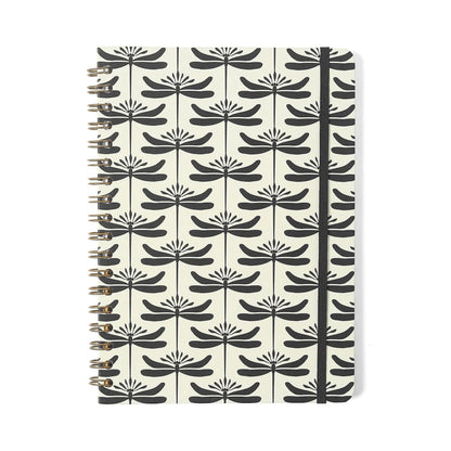 Caderno Colegial - Cicero - Libélulas - Pautado 17x24 - Off White - 1 Matéria 80 fls