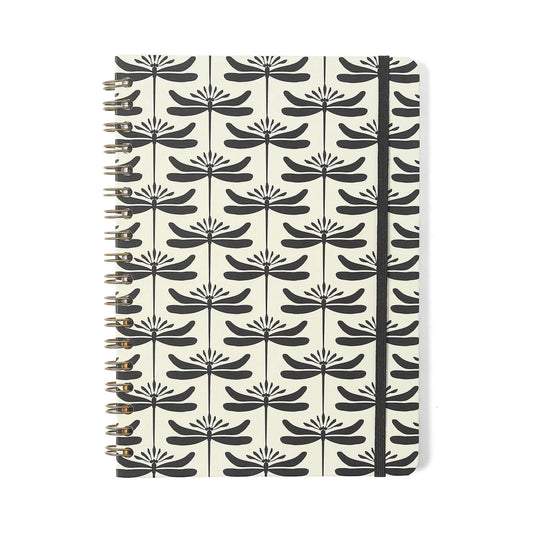 Caderno Colegial - Cicero - Libélulas - Pautado 17x24 - Off White - 1 Matéria 80 fls