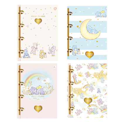 Caderno Colegial Argolado - Animativa - Ursinhos Carinhosos - 160Fls - 179mmx241mm