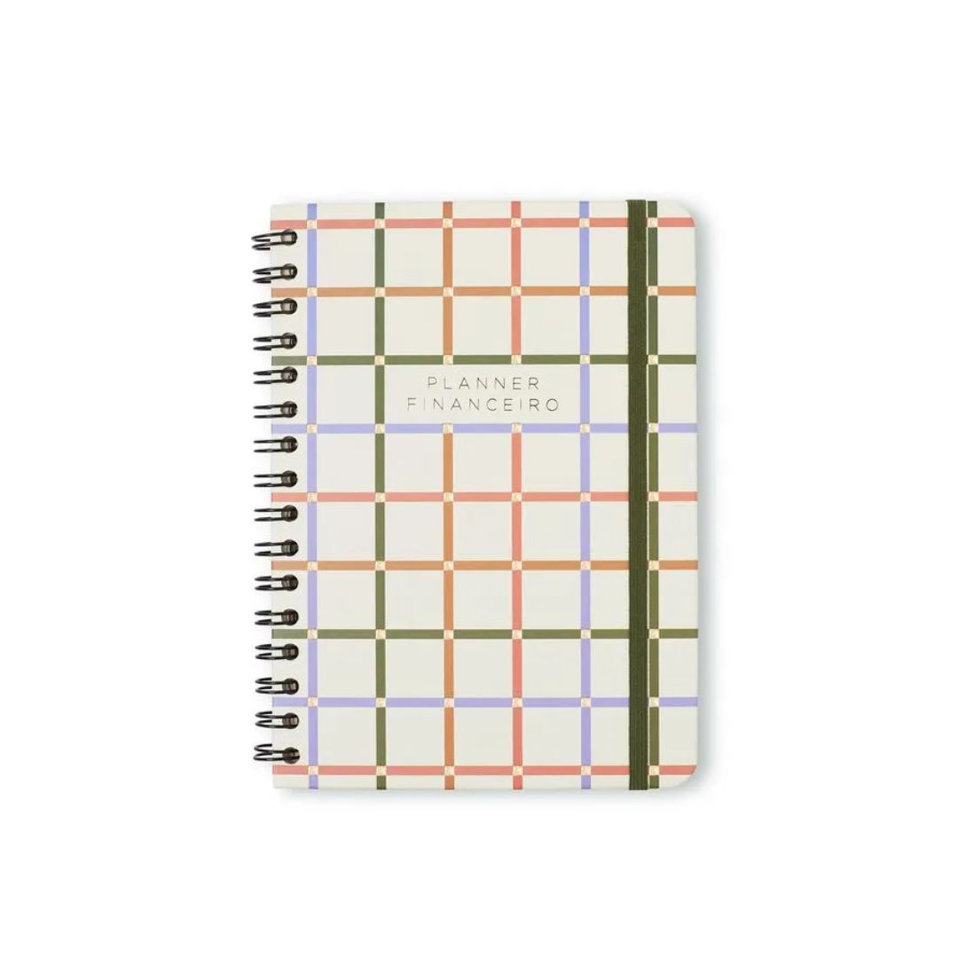 Planner Permanente Wire-o Financeiro - Cícero - 14,8x21cm Trama Teia