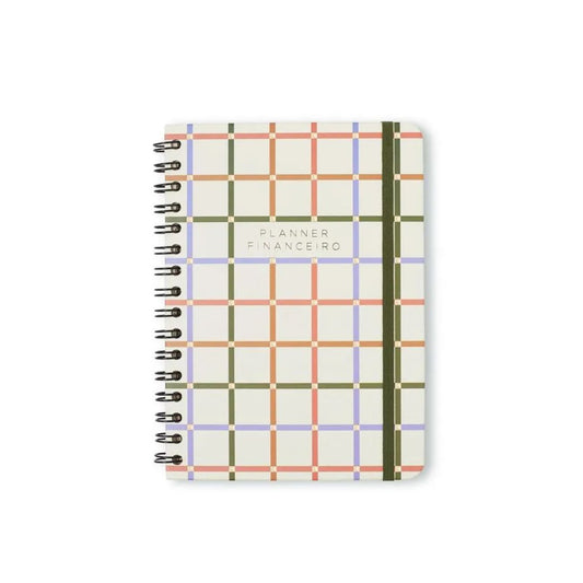 Planner Permanente Wire-o Financeiro - Cícero - 14,8x21cm Trama Teia