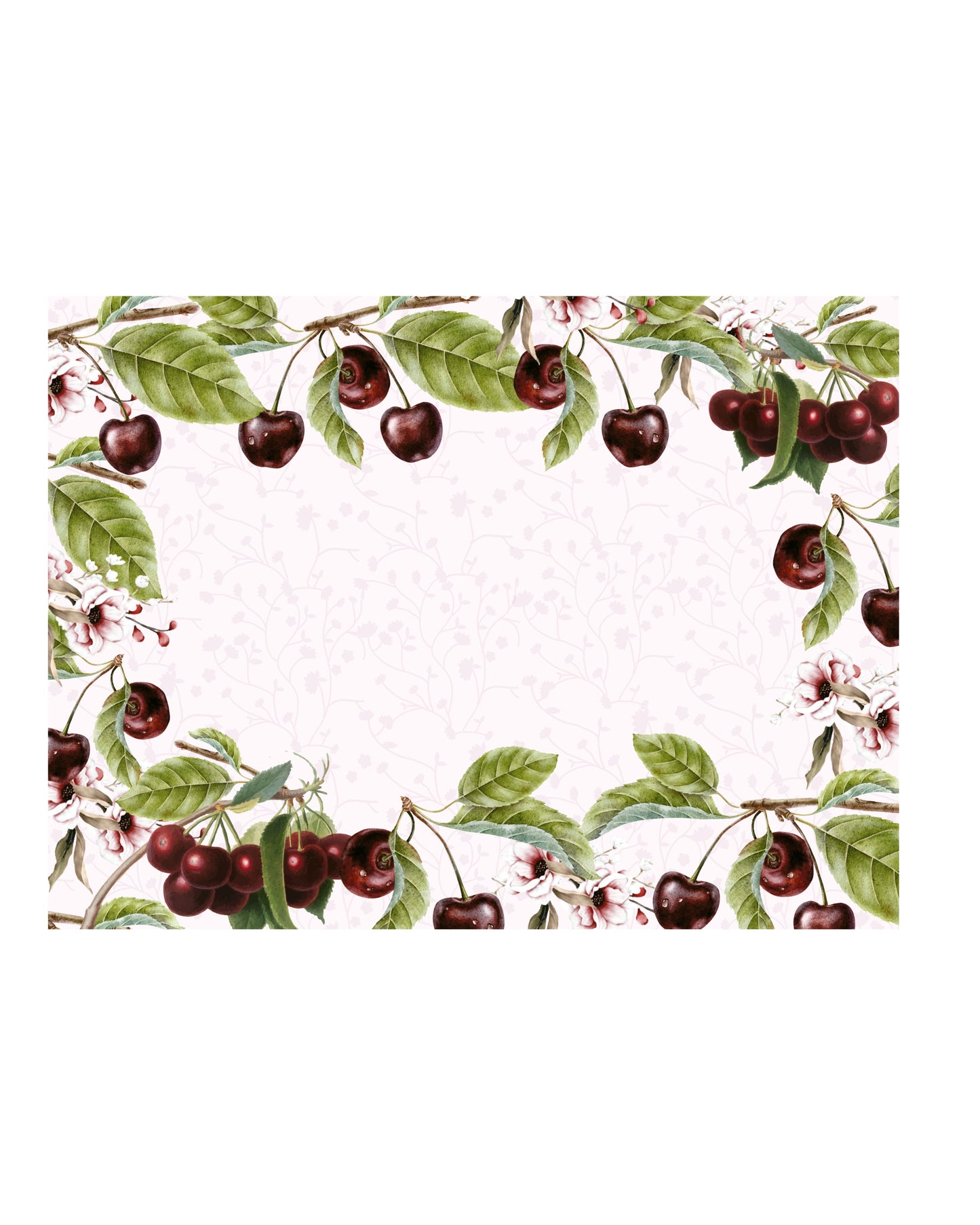 Papel de Gaveta - Animativa - Velvet Cherry