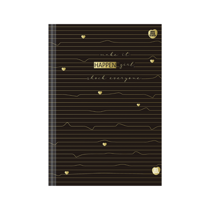 Caderno Colegial - Animativa - Happen - 179mmx241mm - 160Fls - Perfumado