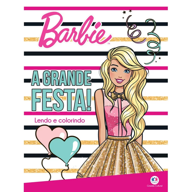 Livro Infantil - Ciranda Cultural - Lendo e Colorindo - Barbie