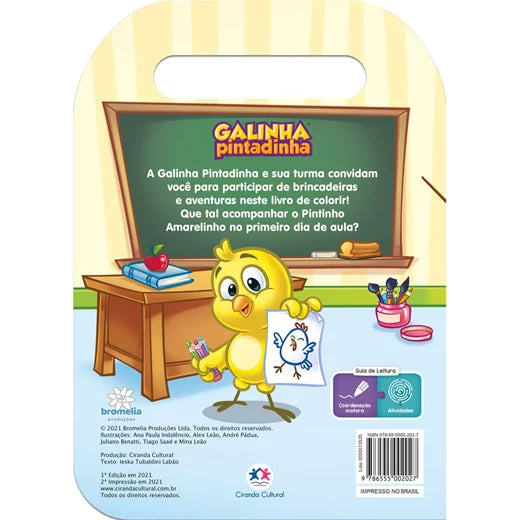 Livro de Colorir - Ciranda Cultural - Galinha Pintadinha