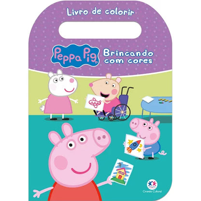 Livro de Colorir - Ciranda Cultural - Peppa Pig