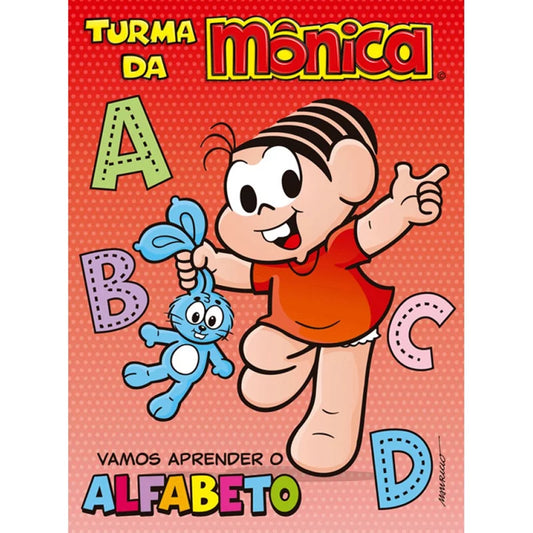 Livro Infantil - Ciranda Cultural - Vamos Aprender o Alfabeto - Turma da Mônica