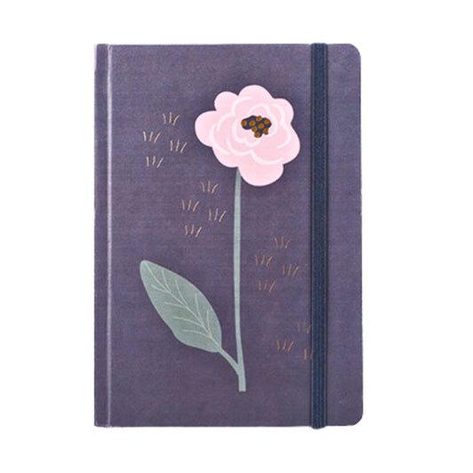 Caderno A5  - Molin - Love Flowers - Capa Dura - 96 folhas