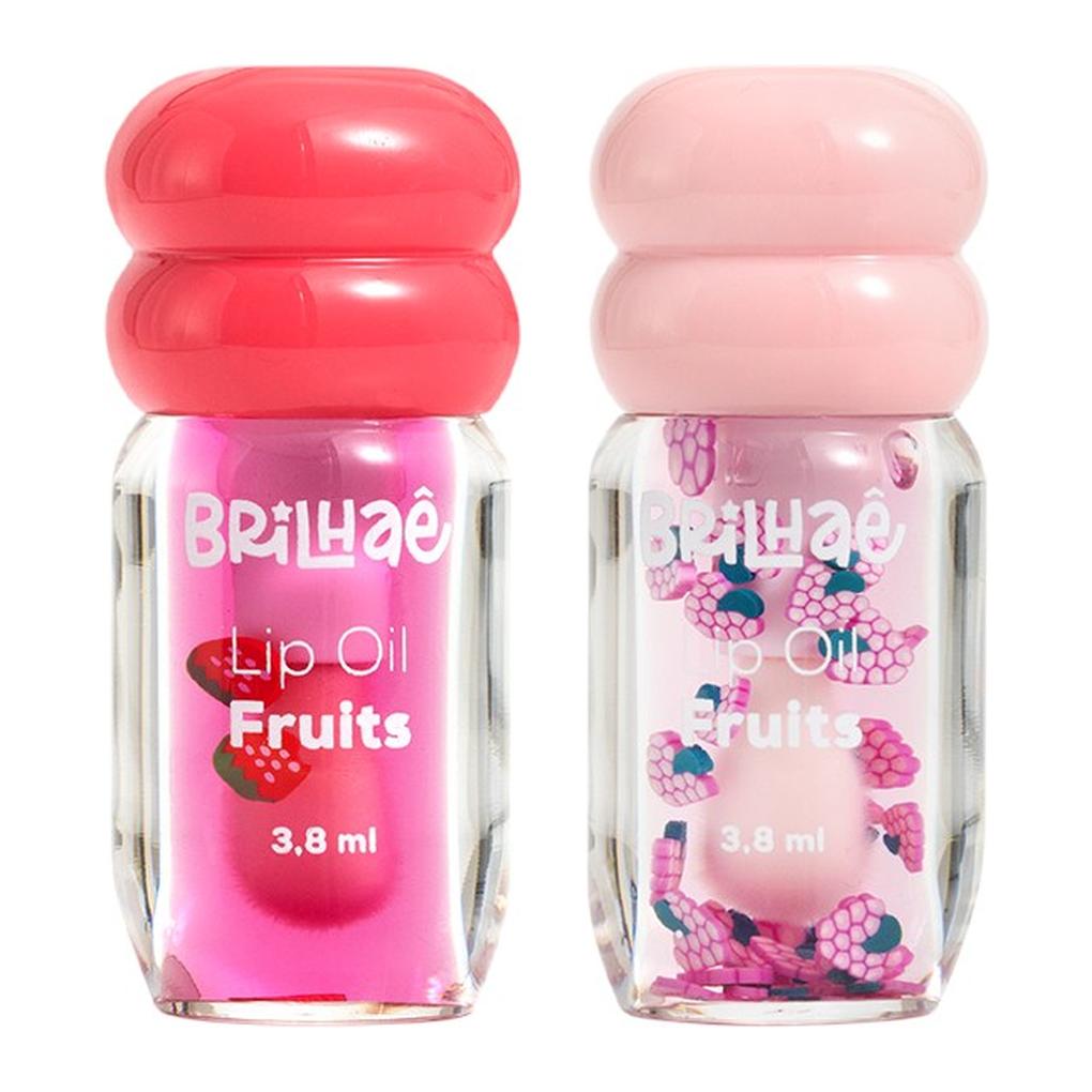Lip Oil - Brilhaê - Fruits 3,8ml c/ Aroma