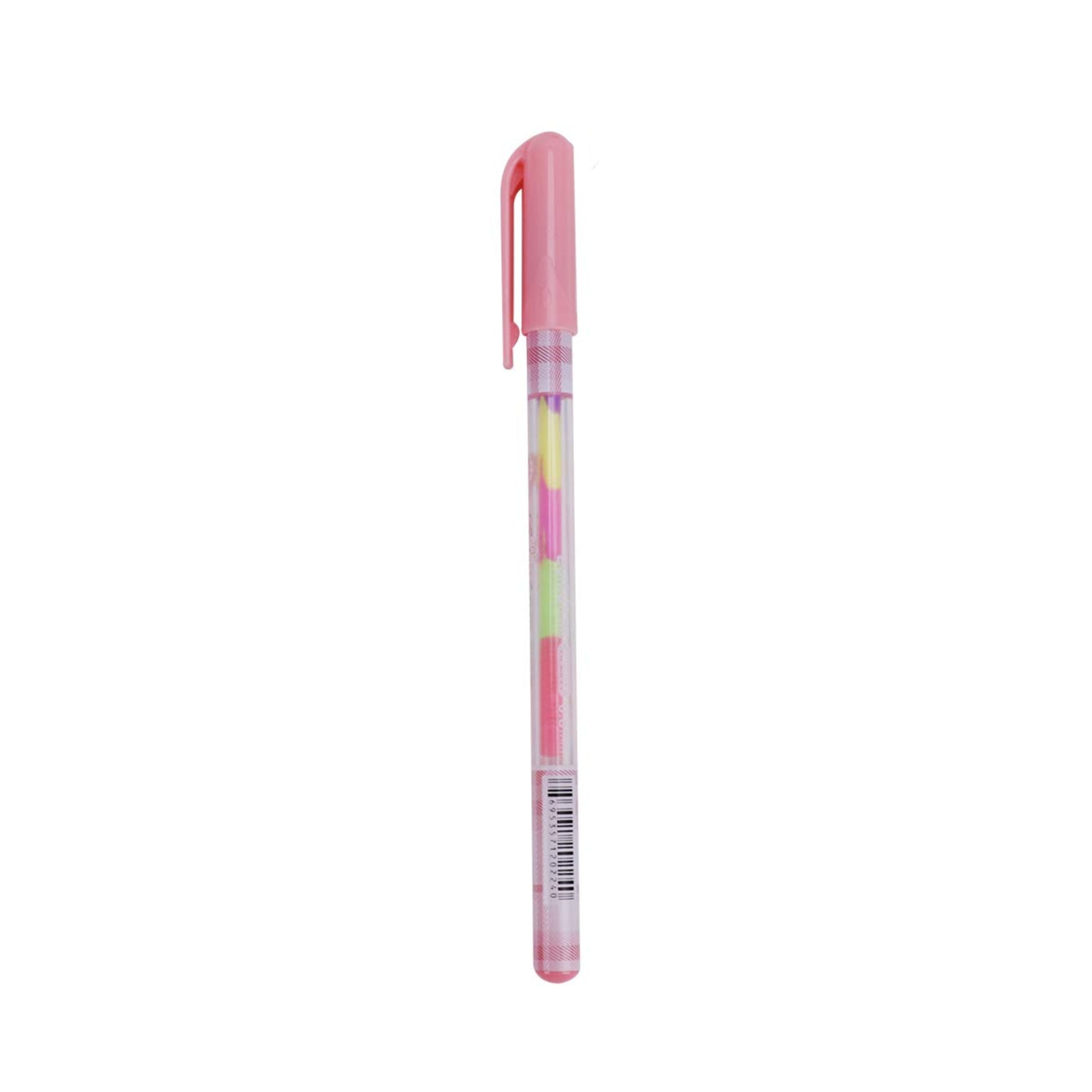 Caneta Gel - Rainbow MIX - 0,8mm - verso