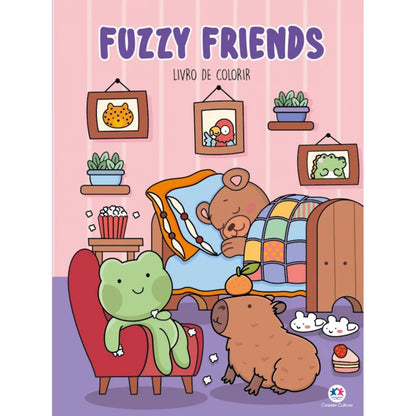 Fuzzy Friends - Livro de Colorir - Ciranda Cultural