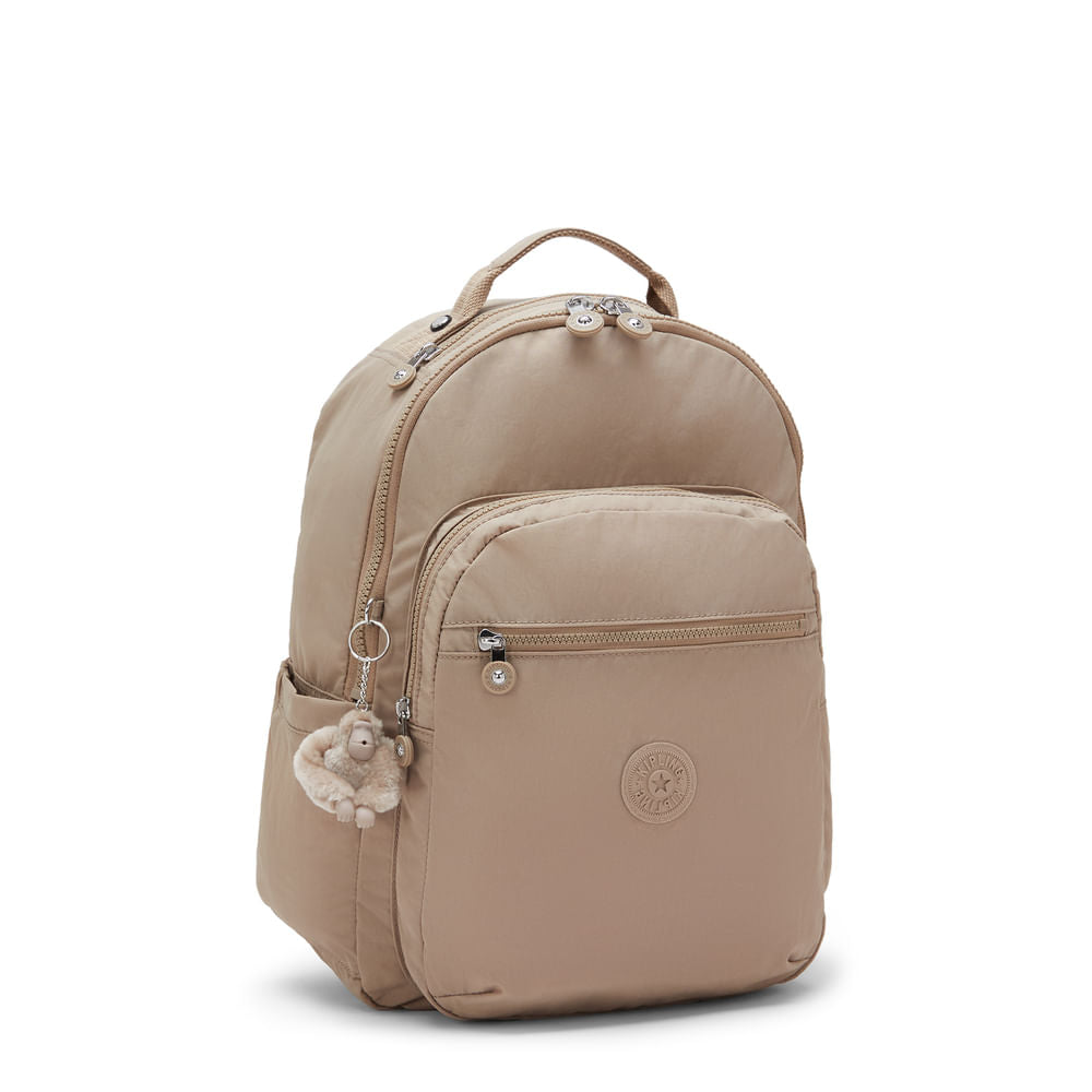 Mochila - Kipling - Seoul - Tan Beige