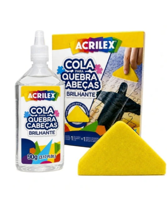 Cola para Quebra Cabeças - Acrilex - Brilhante