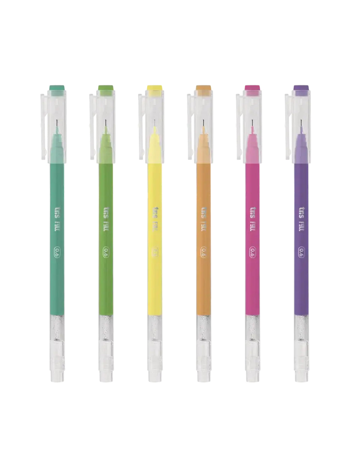 Caneta Gel - Tris - Full - 0.6mm - Estojo c/ 6 unidades