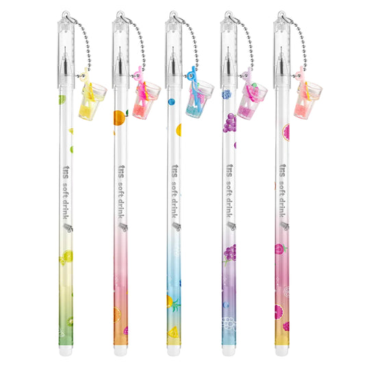 Caneta Gel - Tris - Soft Drink - 0,7mm - c/ Pingente