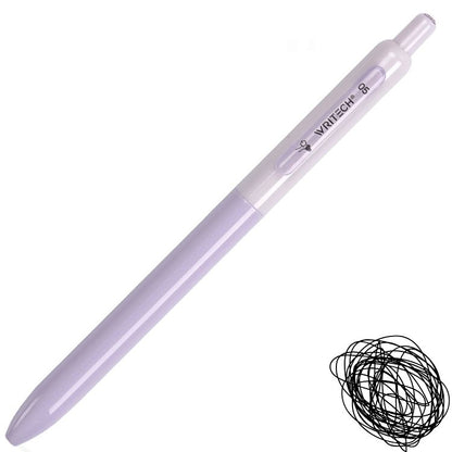 Caneta Gel Retrátil Cute Writech 0.5mm Tinta Preta W-0161