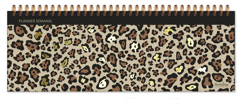 Planner Organizador semanal Oncinha Fina Ideia