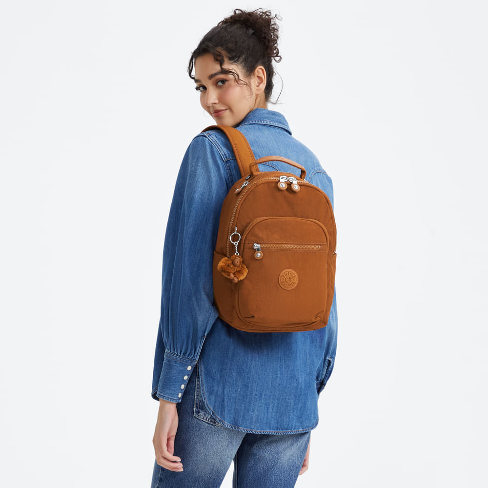 Mochila - Kipling - Seoul S - Stylish Mokka - imagem 7